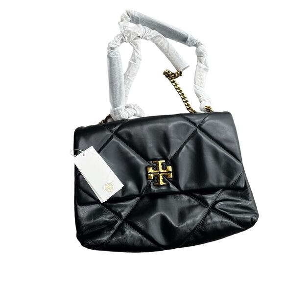 Tory Burch Kira Diamond Quilt Pave Concertible Shoulder Dust Bag OS NWT - Picture 6 of 12